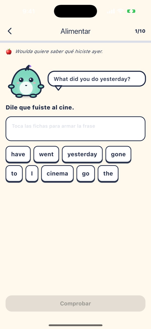 Arma la frase