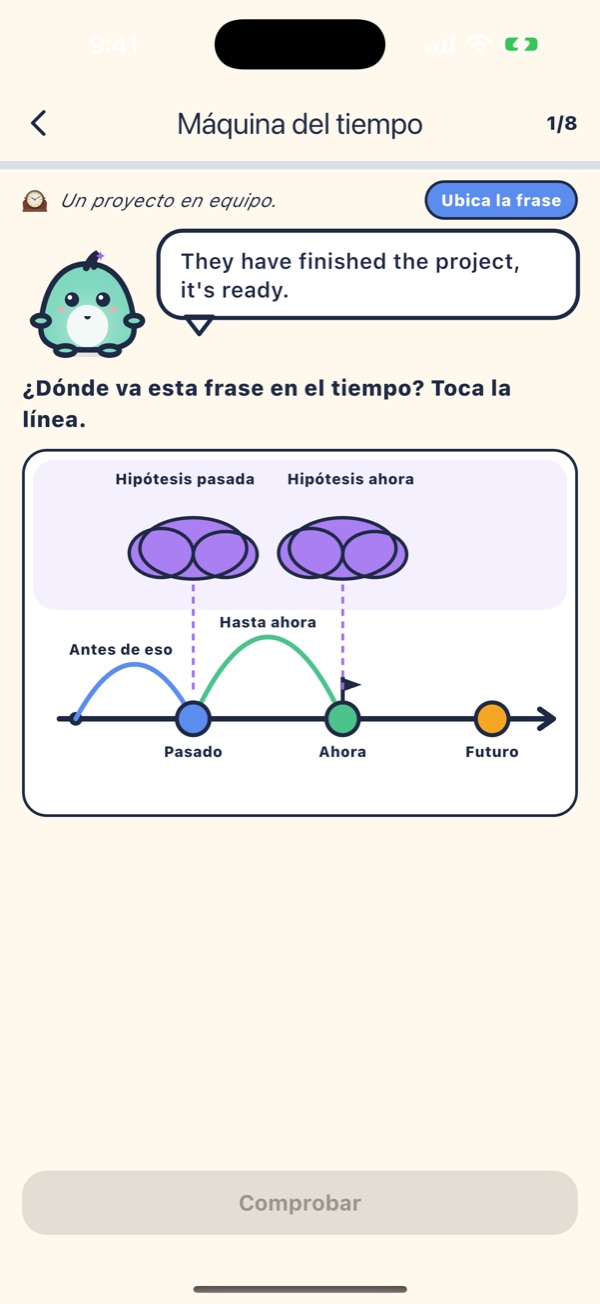Ve dónde cae cada tiempo
